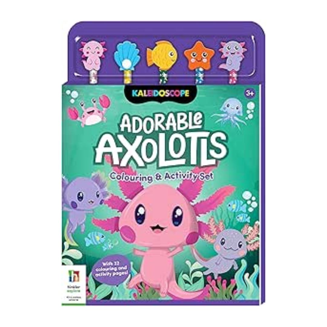 Adorable Axolotls Colouring and Activity Set