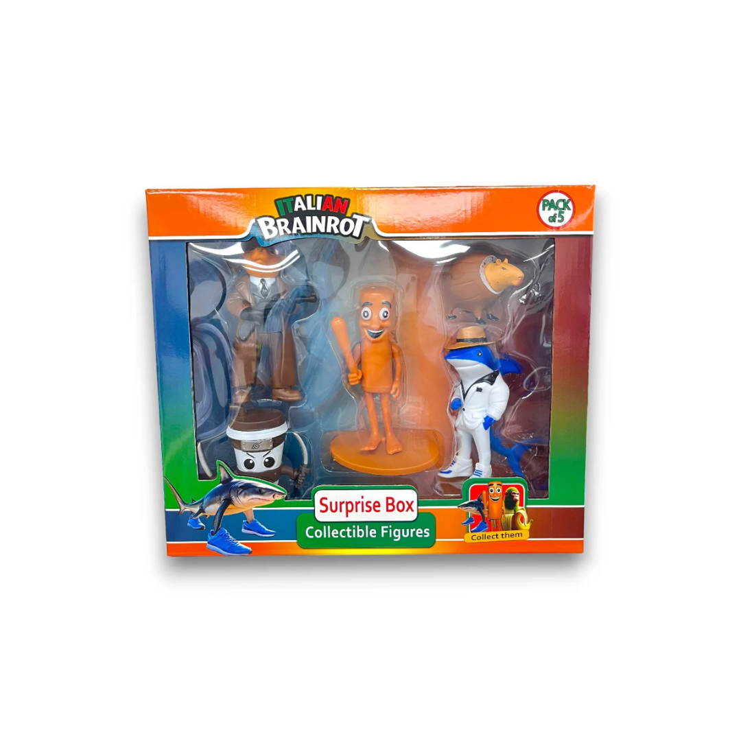 Italian Brainrot 5 Pack Surprise Figure 5 Inch