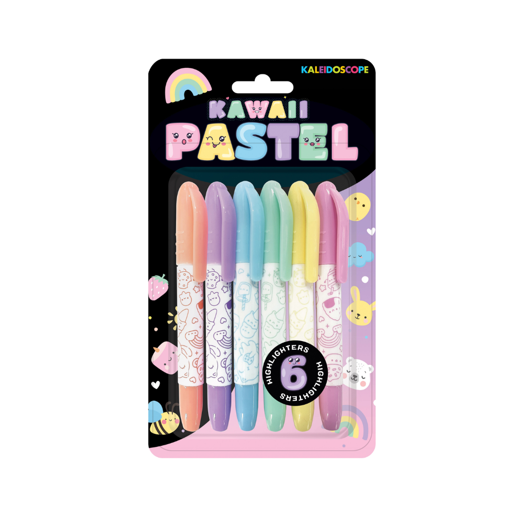 Kaleidoscope 6 Kawaii Pastel Markers