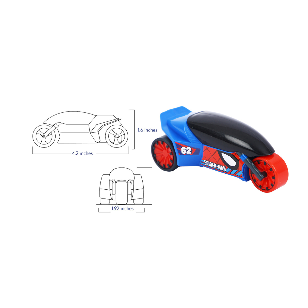 Marvel Mini Movers Rider Spiderman