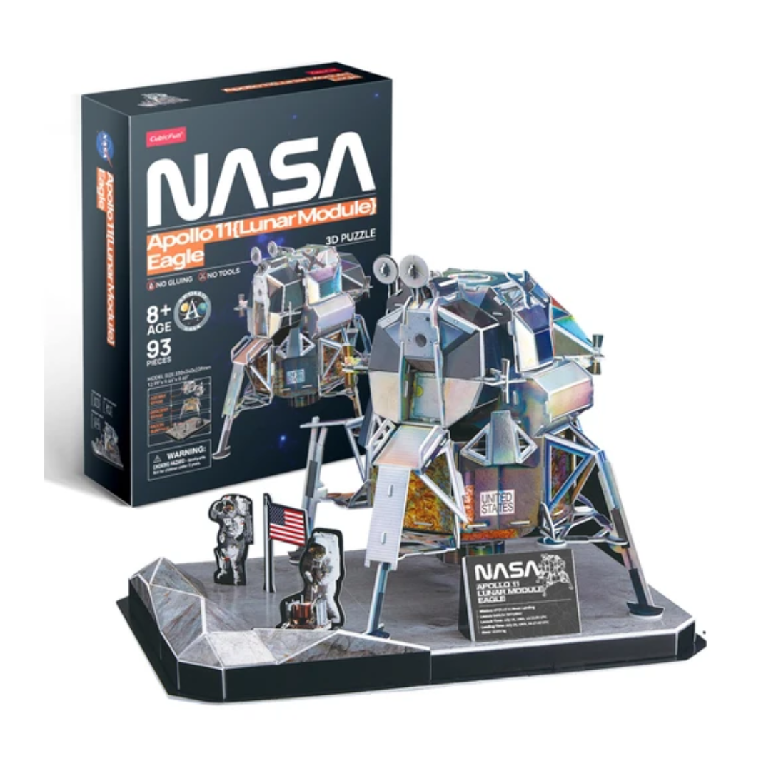 CubicFun 3D Puzzle - NASA Apollo 11 Lunar Module Eagle (93 Pieces)