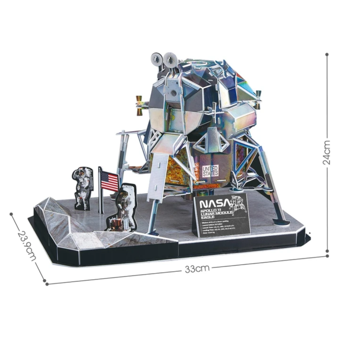 CubicFun 3D Puzzle - NASA Apollo 11 Lunar Module Eagle (93 Pieces)