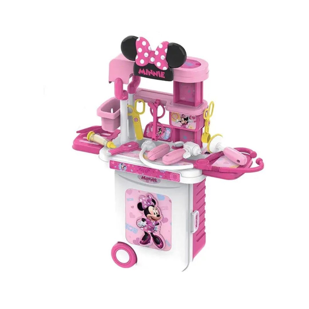 Minnie Mouse Doctor Set Trolley Case 3in1