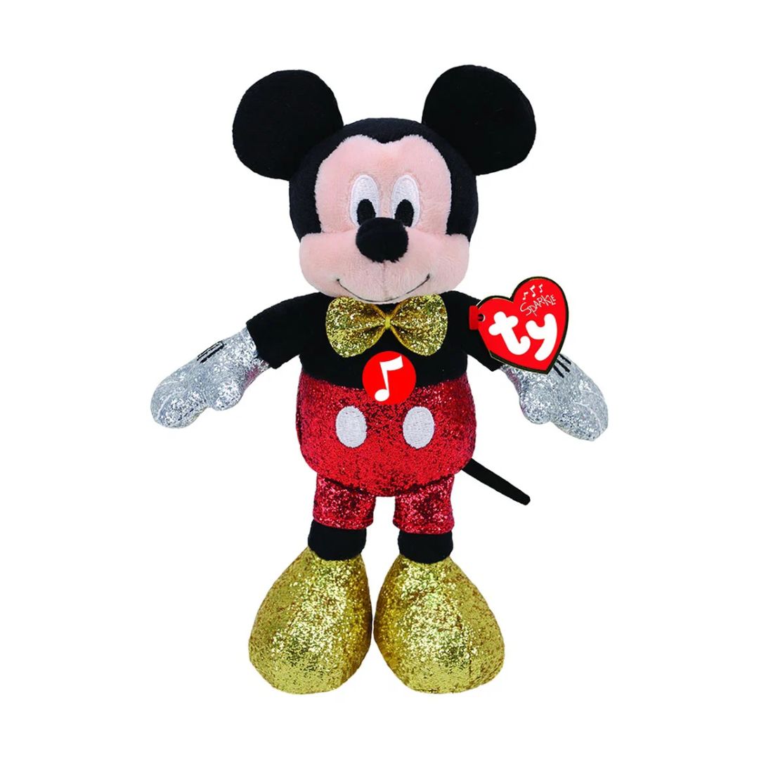 TY DISNEY MICKEY S.SPARKLE RED SOUND REG