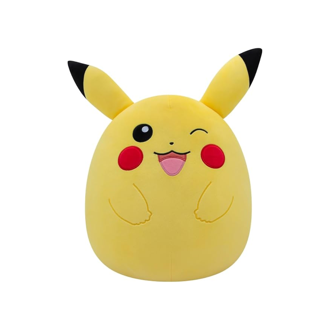 Pokemon Squishmallow Winking Pikachu 14"
