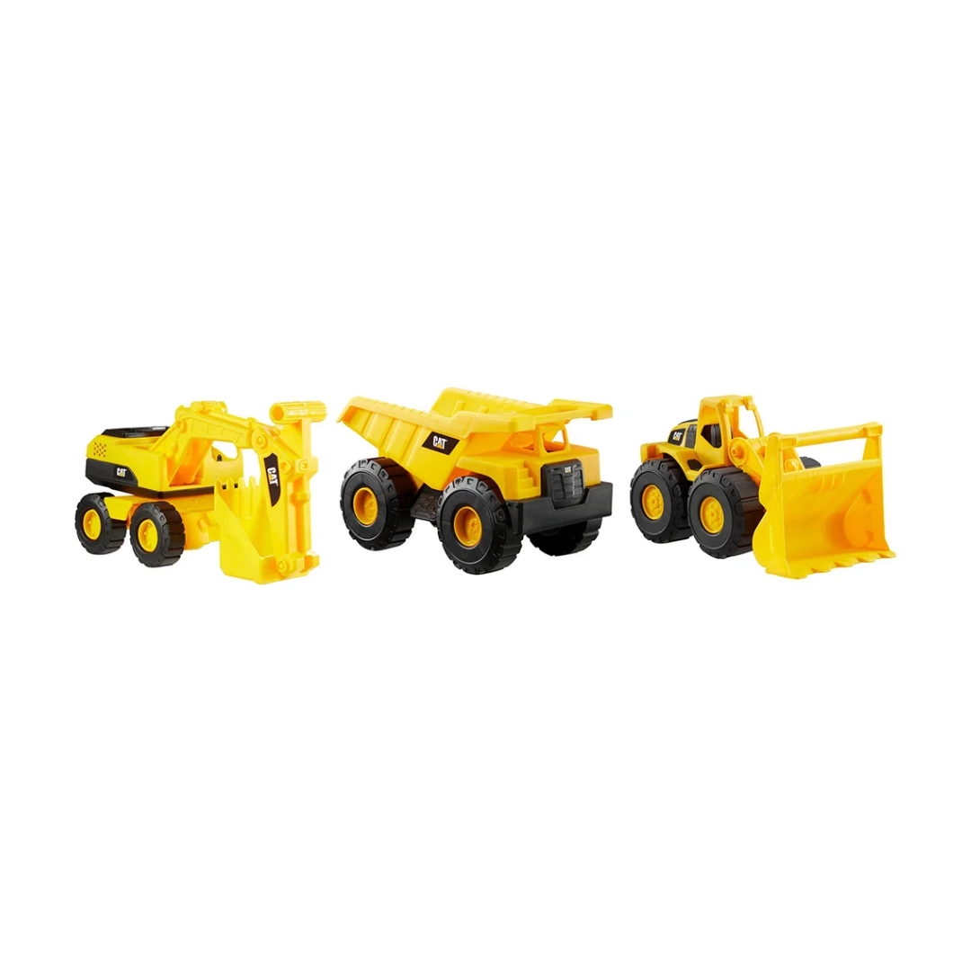 CAT Mini Crew Worker Free Wheel 7" 3-Pack