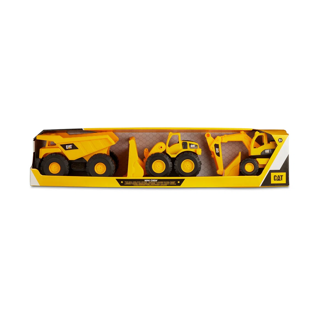 CAT Mini Crew Worker Free Wheel 7" 3-Pack