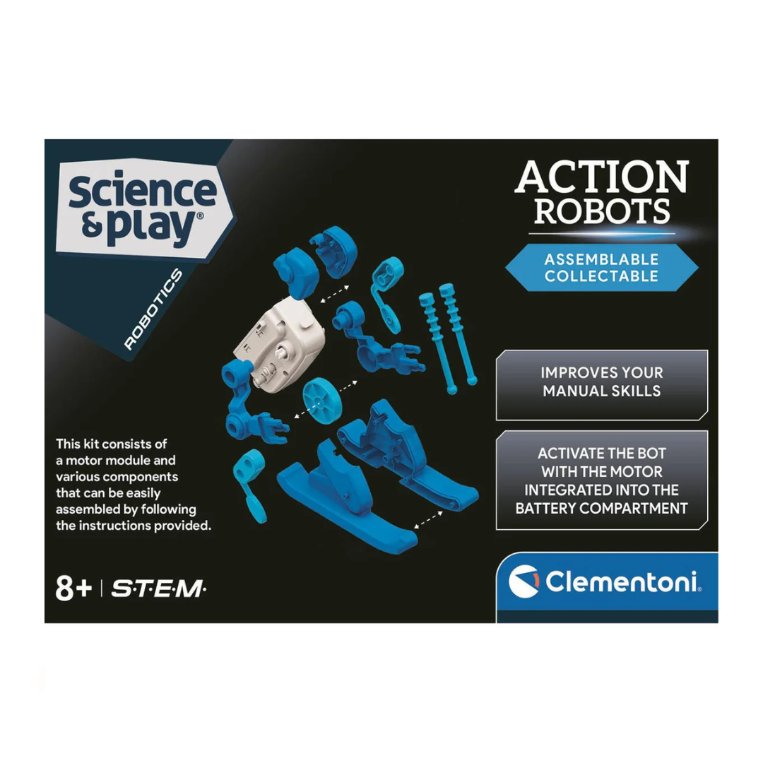 Clementoni Science Skier Action Robot (Battery Operated)