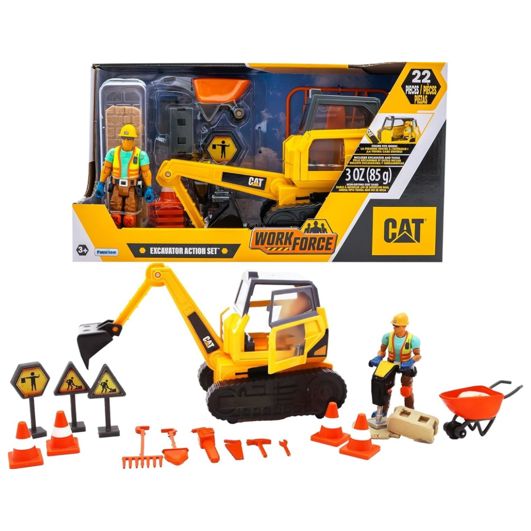 CAT Workforce Excavator Action Set
