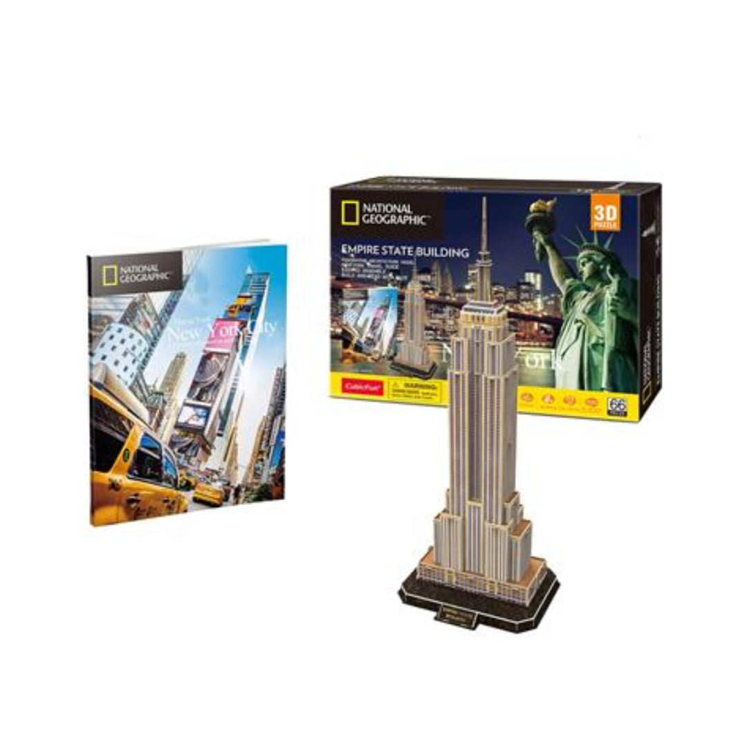 CubicFun National Geographic 3D Puzzle - Empire State Building (66 Pieces)