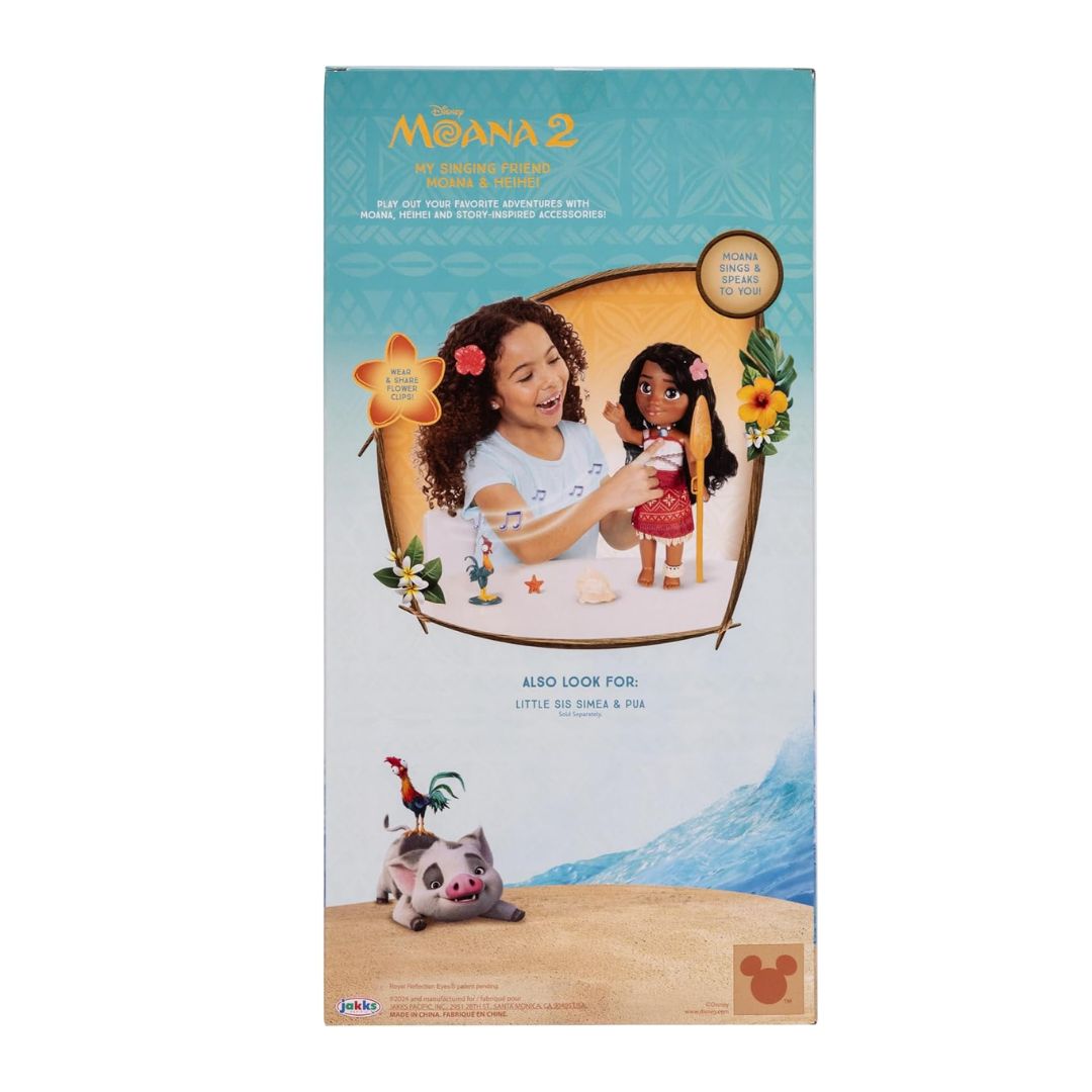Moana 2 Feature Moana Deluxe Singing 14in B/O