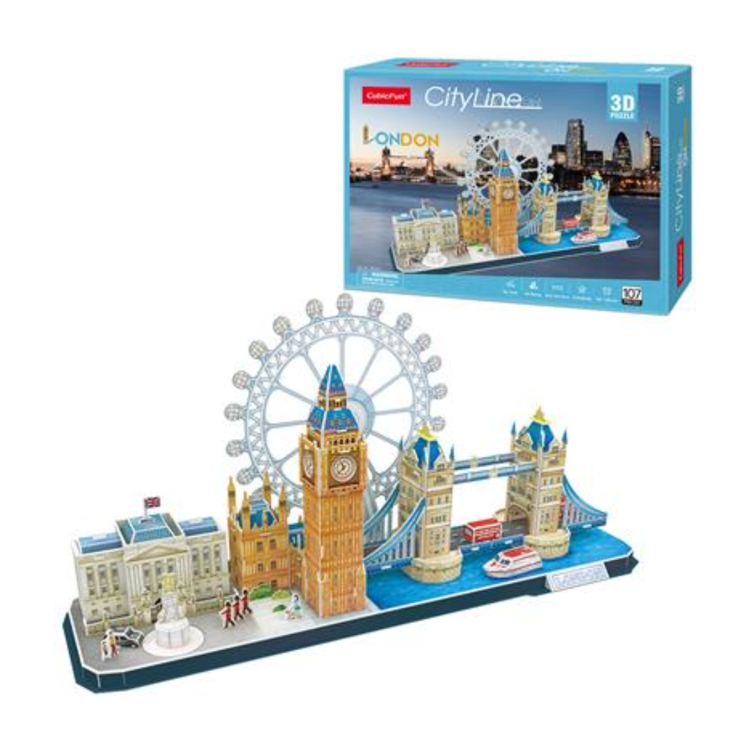 3D Puzzle Cityline London 107pcs