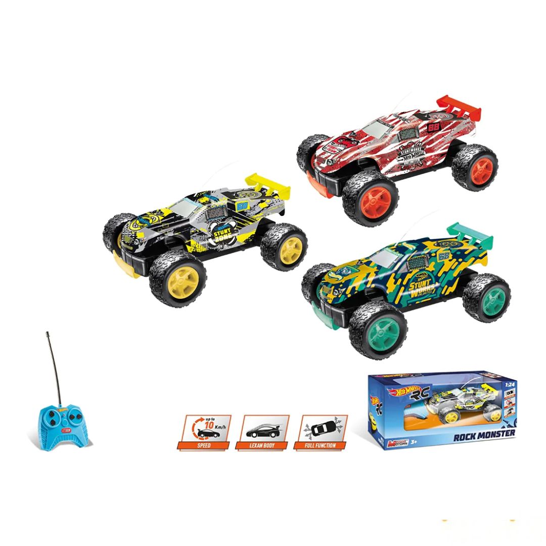Hot Wheels RC Rock Monster Asst B/O