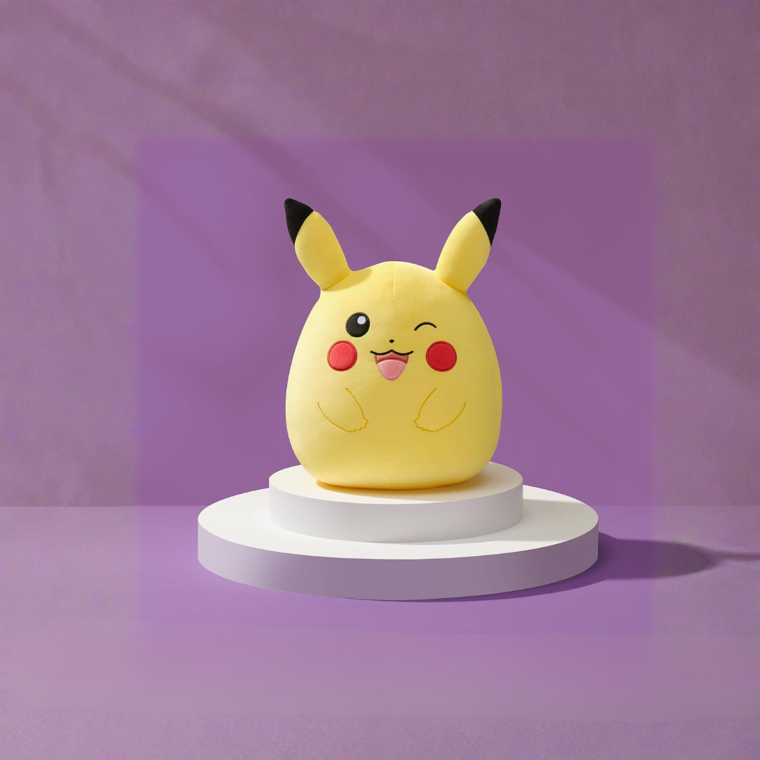 Pokemon Squishmallow Winking Pikachu 14"