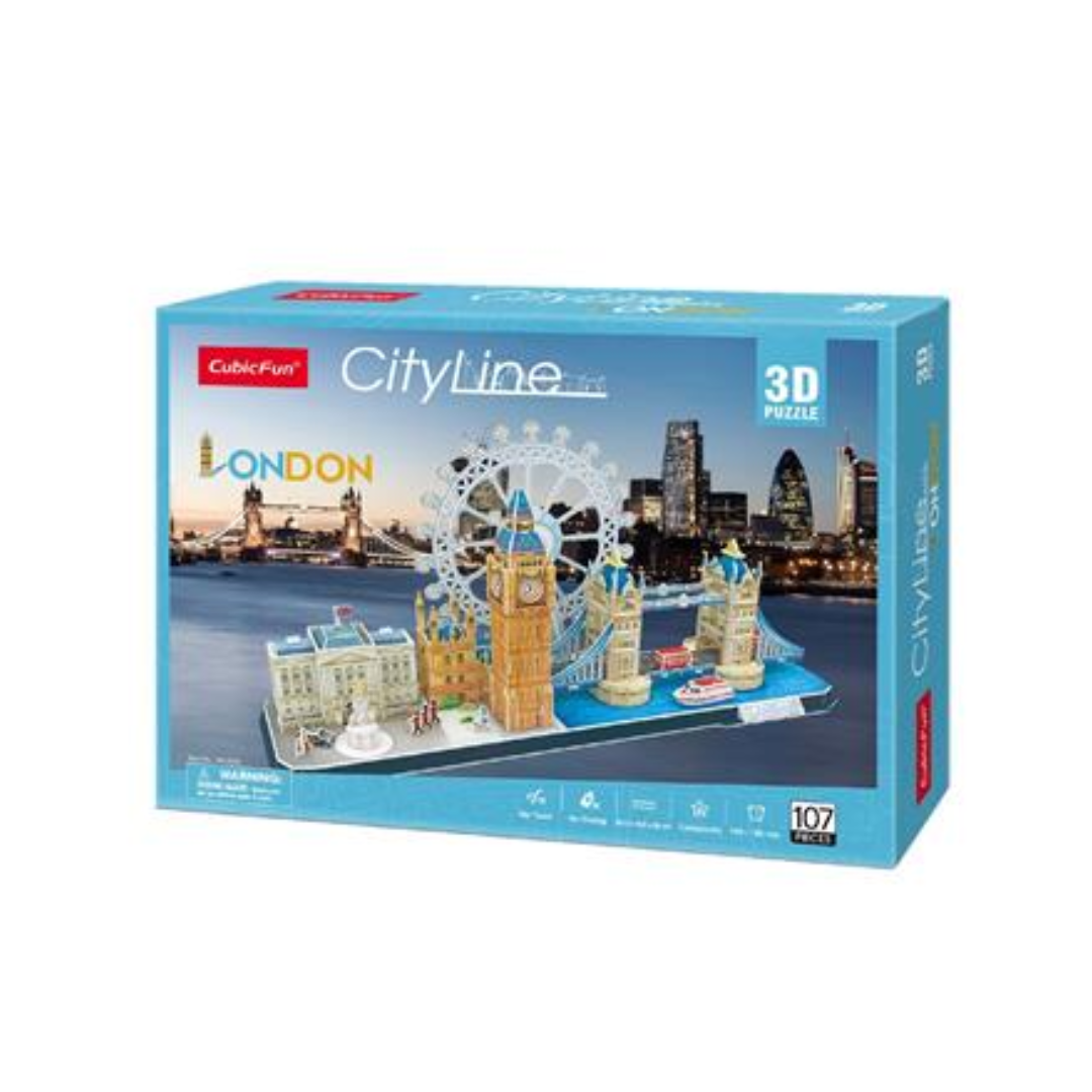 3D Puzzle Cityline London 107pcs