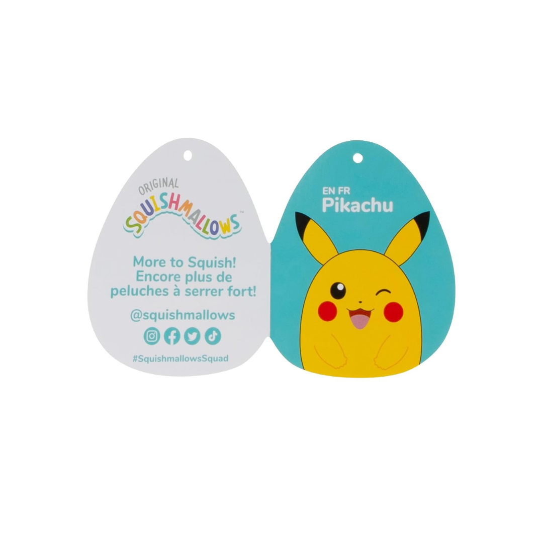 Pokemon Squishmallow Winking Pikachu 14"