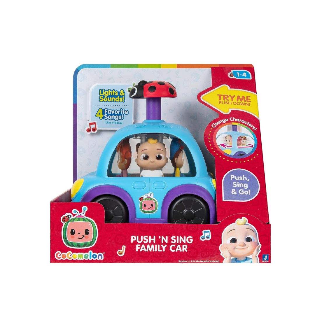 Cocomelon Vehicle Push N Sing B/O