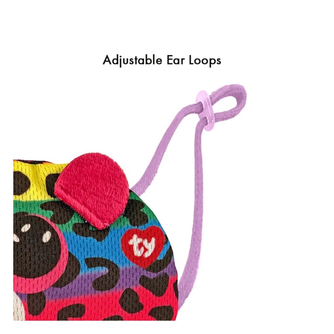 TY Mask Leopard Dotty Multicolor WOC