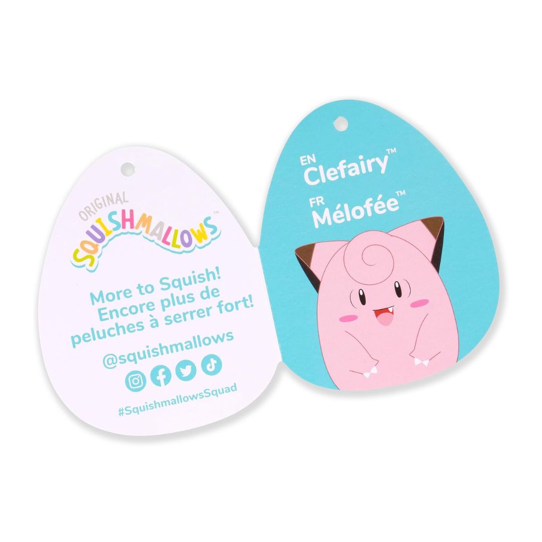 Pokemon Squishmallow Clefairy 10in