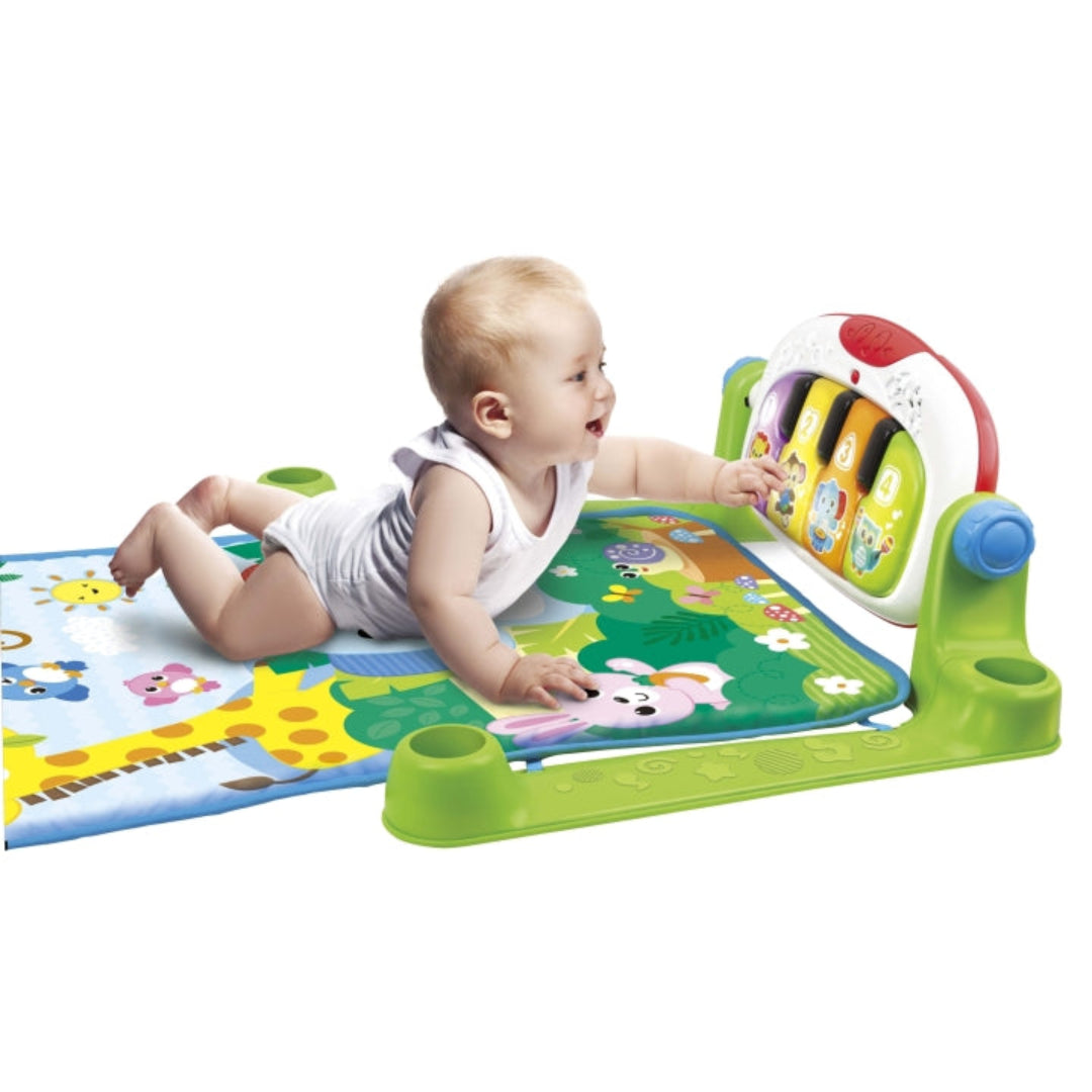 Jungle Pals Kick 'N Play Musical Gym Deluxe