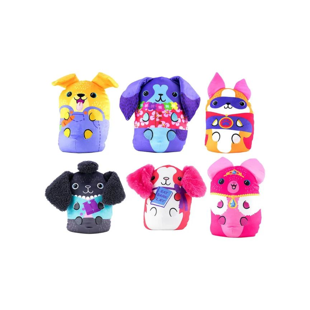 Dogs Vs Squirrels Plush Jumbo 9" CDU6 WOC