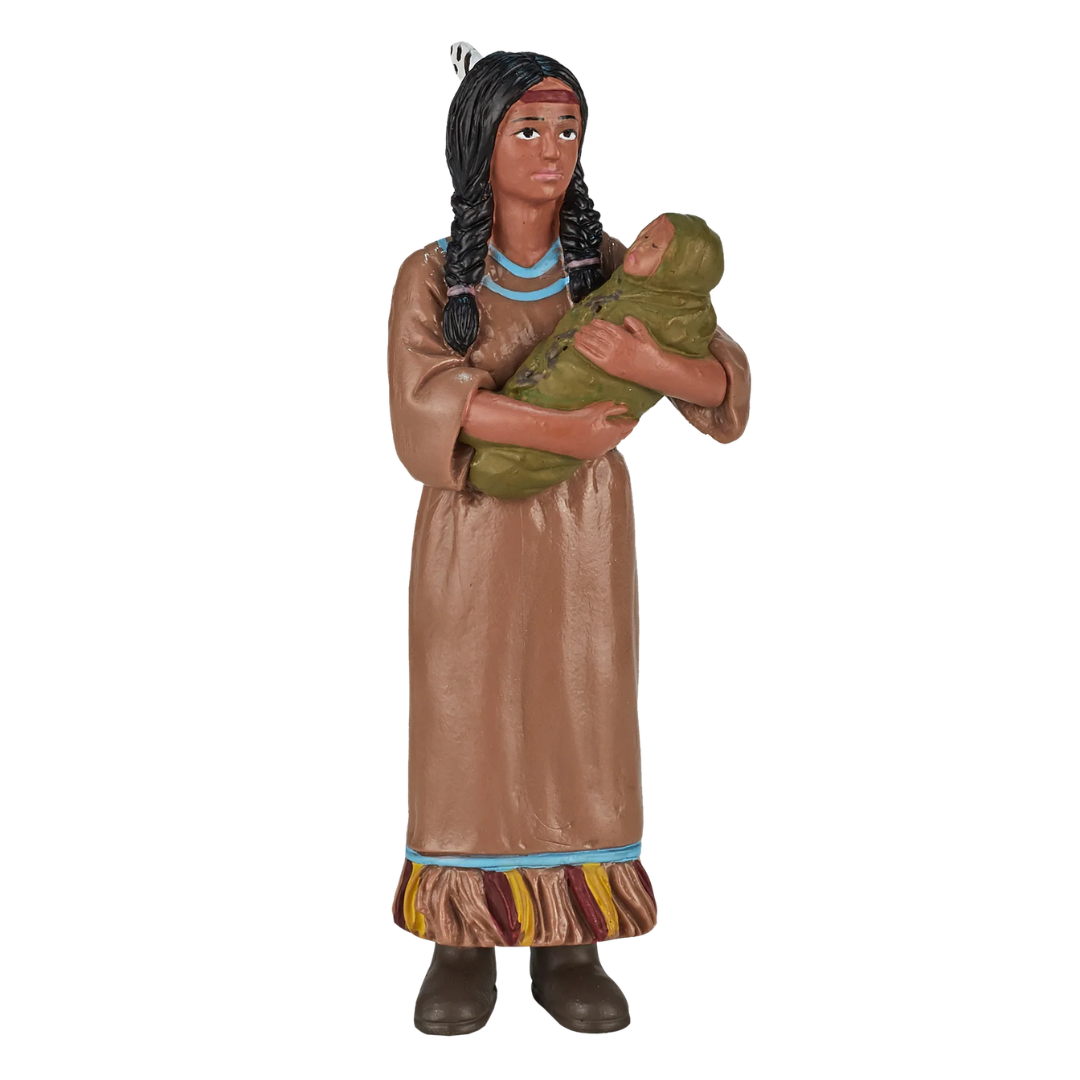 Mojo Native American Mother with Baby - L