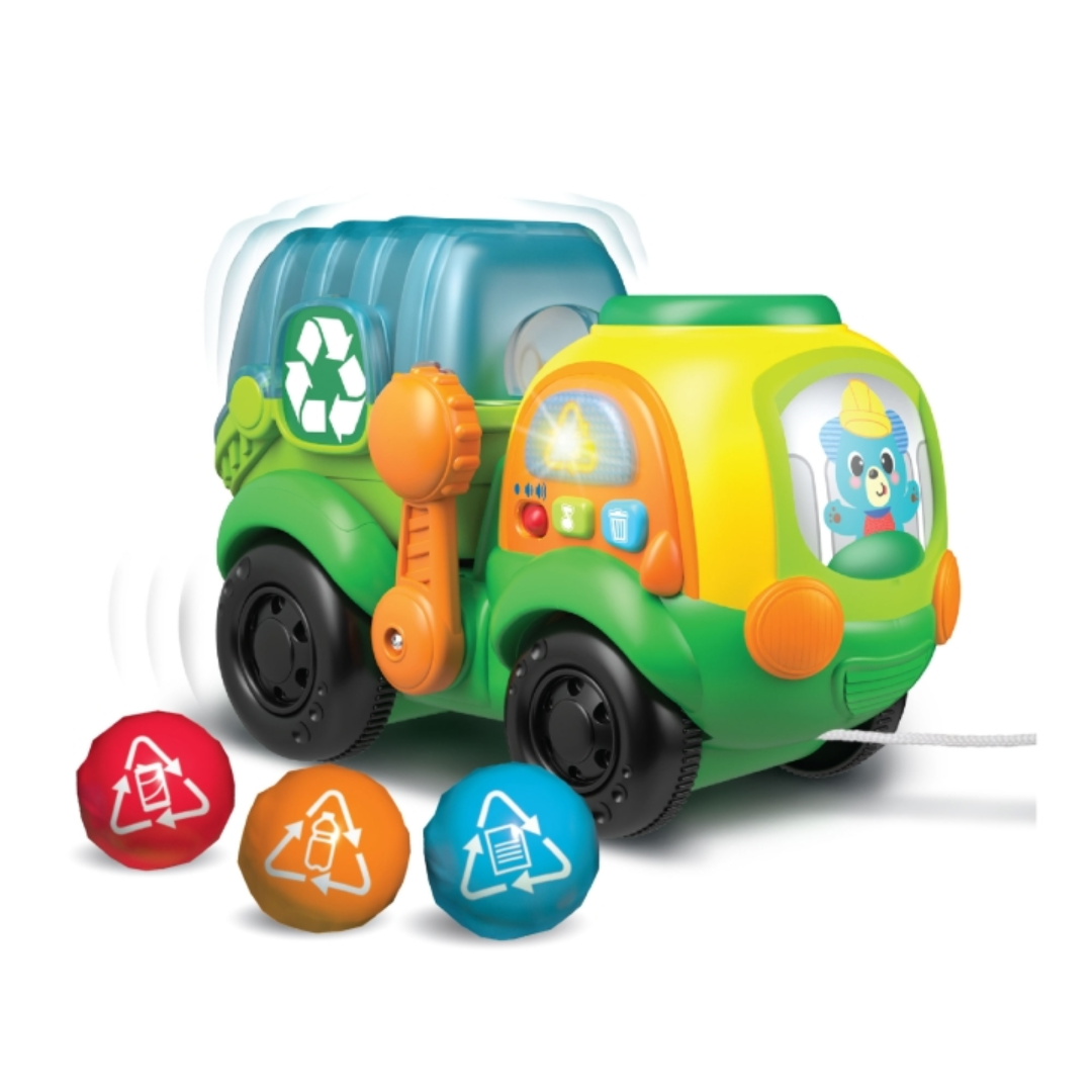 Go Green Pull-Along Recycle Truck 12M+