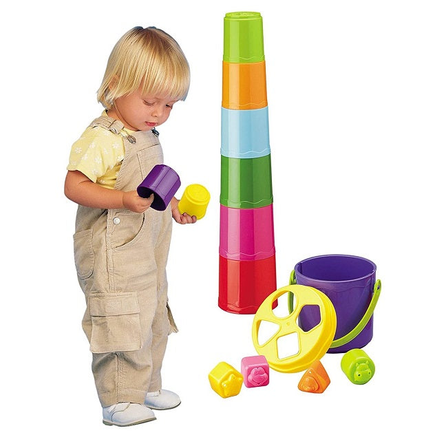 SHAPE SORTING STACK N' NEST BUCKETS
