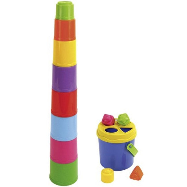 SHAPE SORTING STACK N' NEST BUCKETS