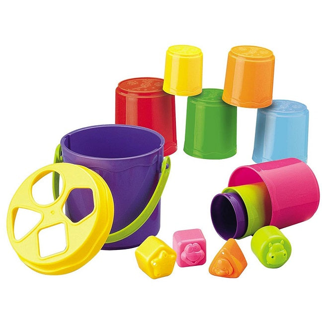 SHAPE SORTING STACK N' NEST BUCKETS