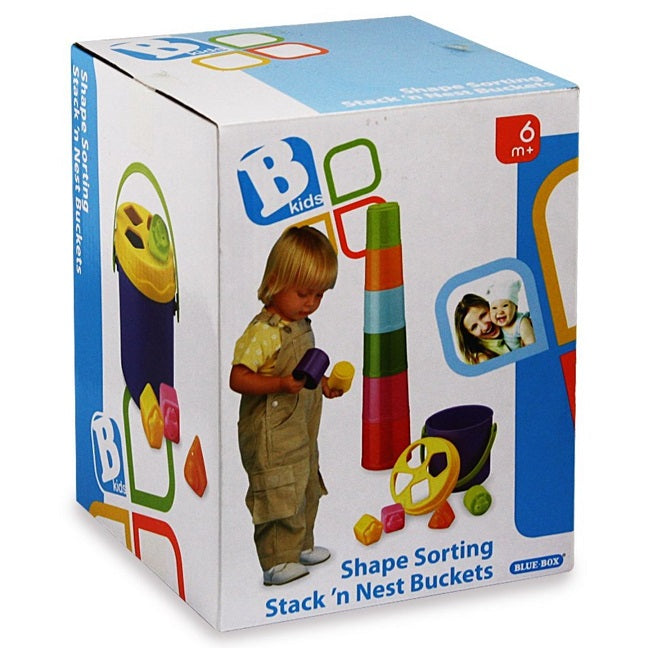 SHAPE SORTING STACK N' NEST BUCKETS