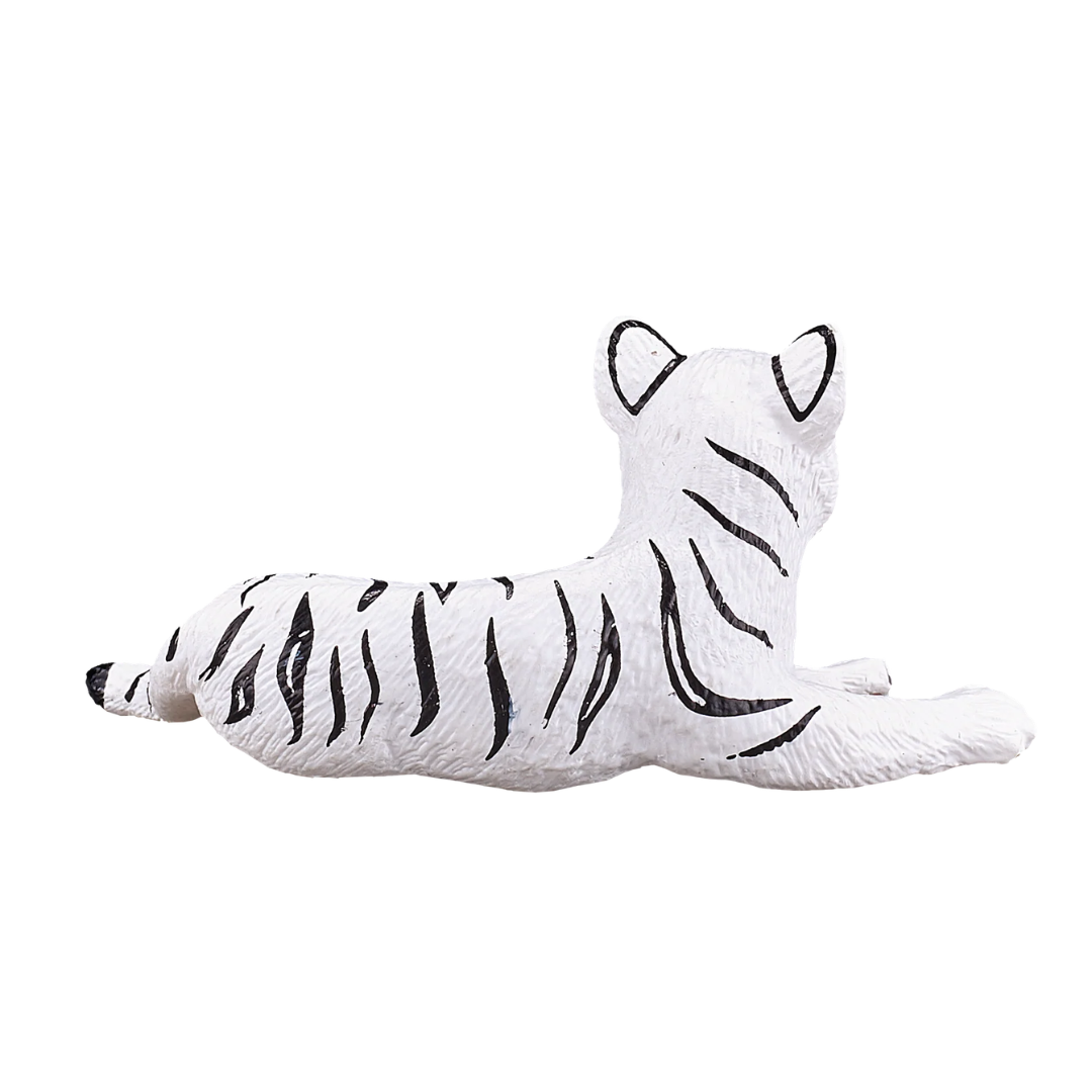 Mojo White Tiger Cub Lying Down-S