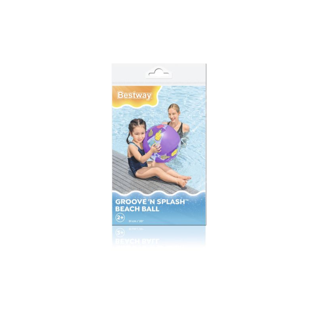 Bway Beach Ball Asst Designer 51cm
