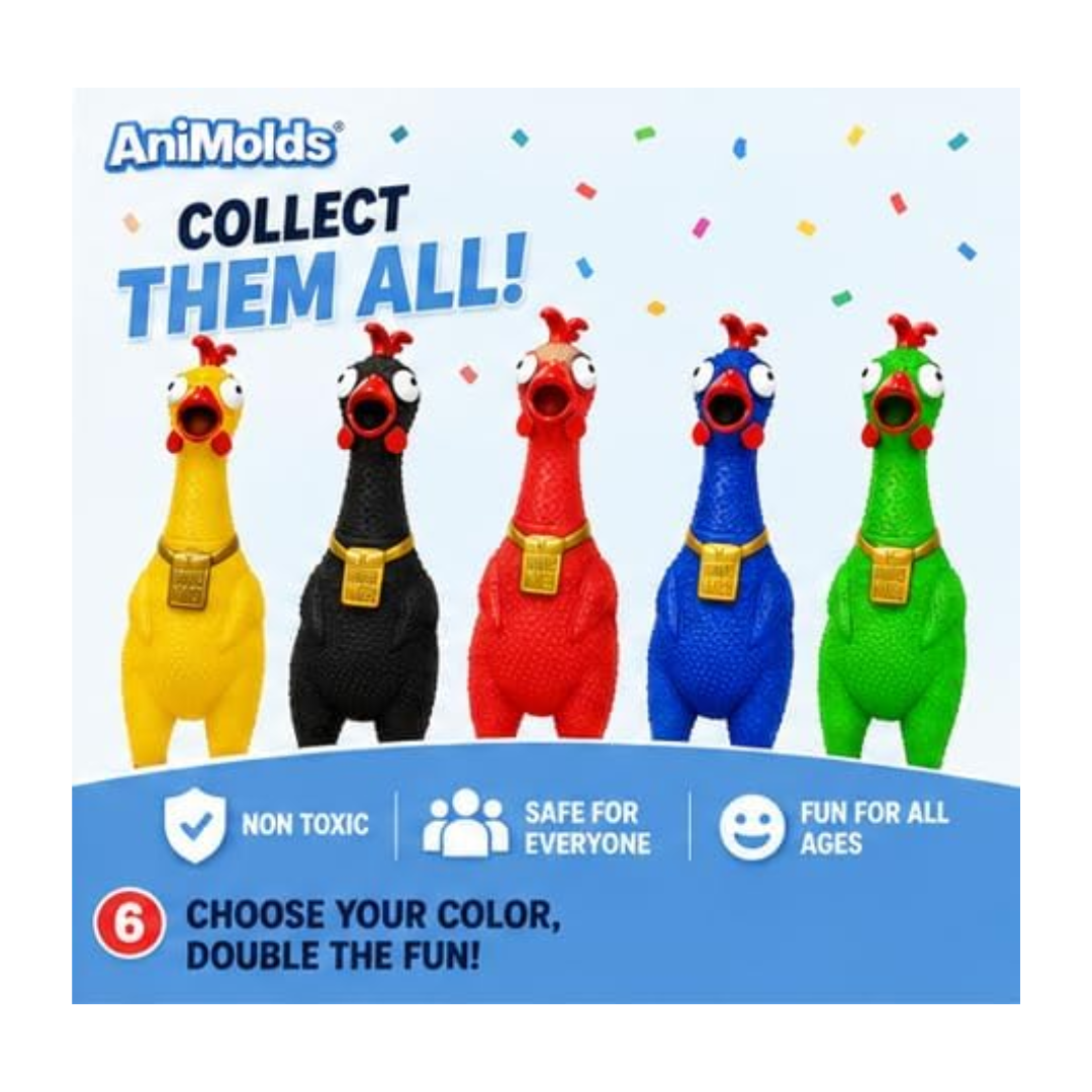 Animolds Giant Squeaky Chicken 70cm – Hug Me