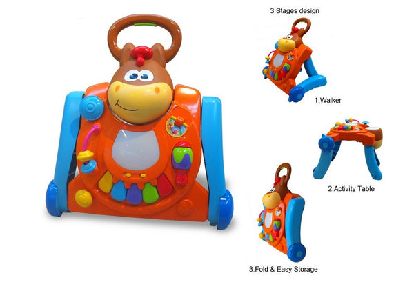 3 IN 1 TWINKLING HORSE TABLE WALKER - MULTIFUNCTIONAL