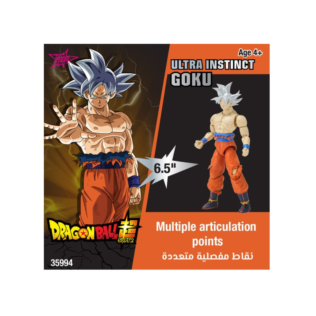DRAGONBALL STAR ULTRA INSTINCT GOKU 6.5"