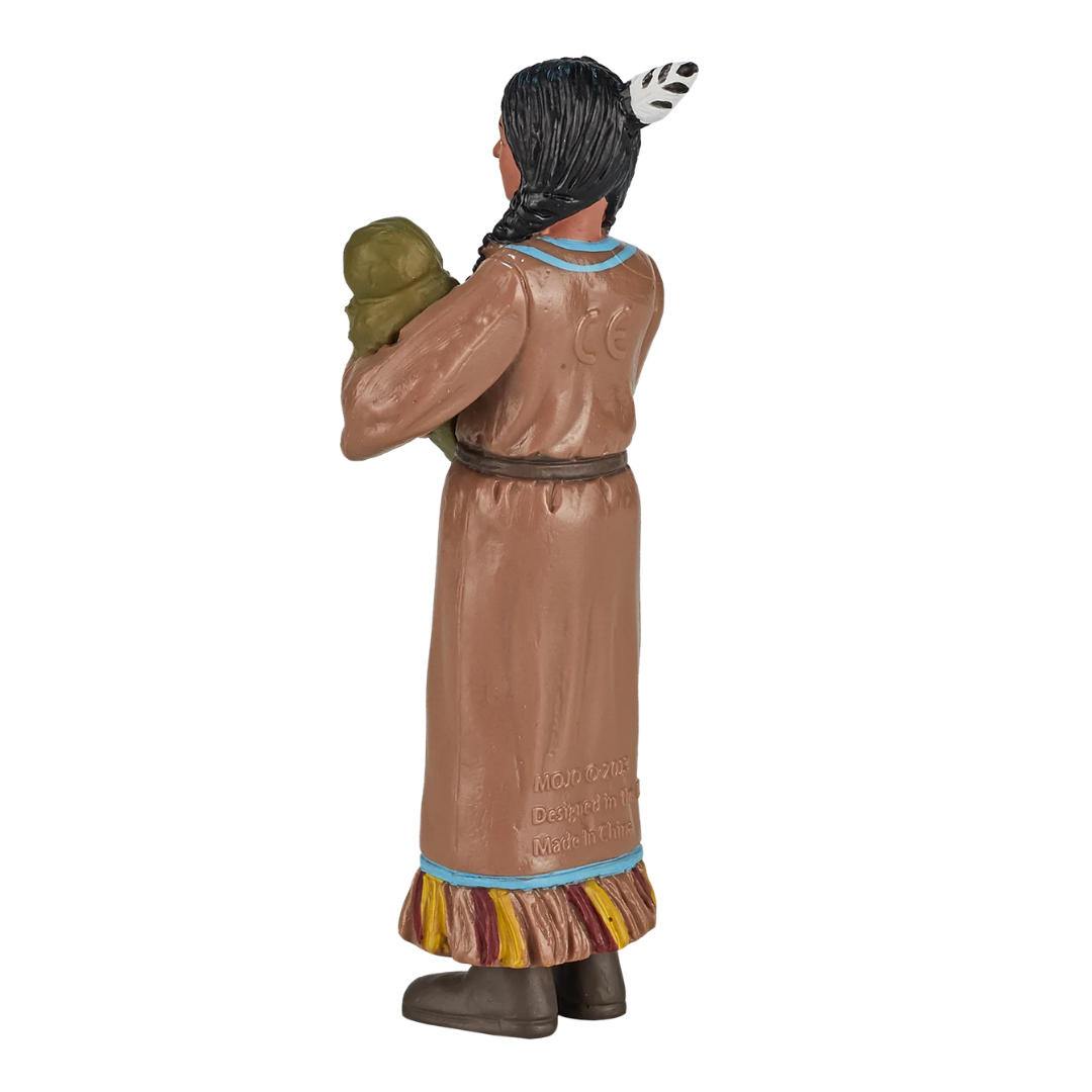 Mojo Native American Mother with Baby - L