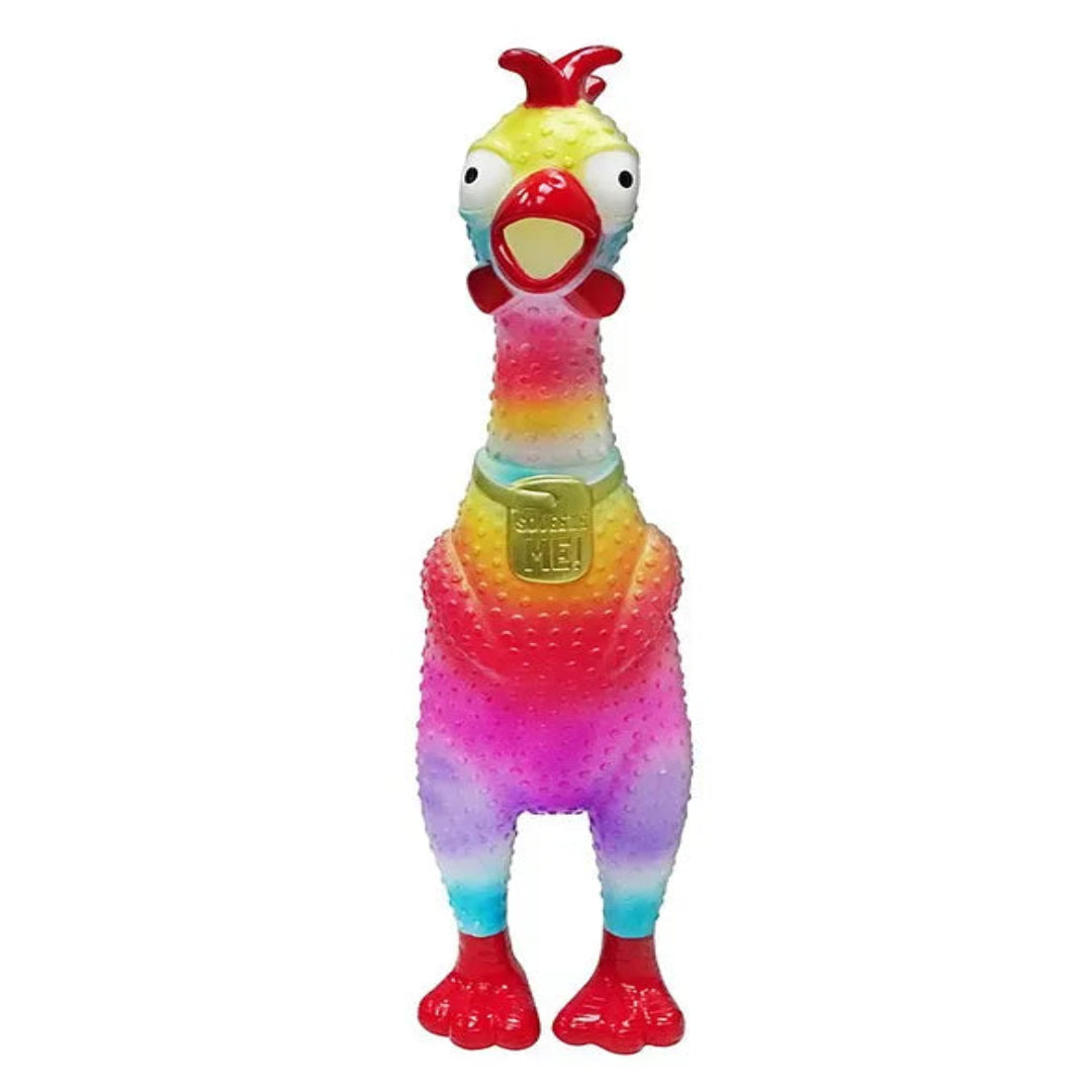 Animolds Squeeze Me Mini Chicken Tie Dye & Assorted 6 Colors 16.5cm