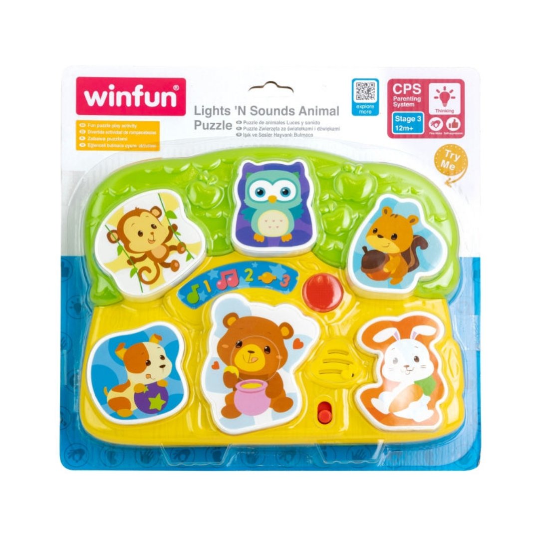 Winfun Lights ‘N Sounds Animal Puzzle