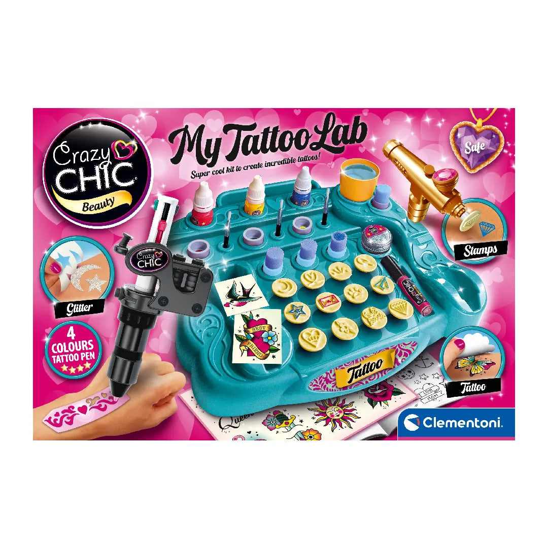 Clementoni Crazychic My Tatoo Lab