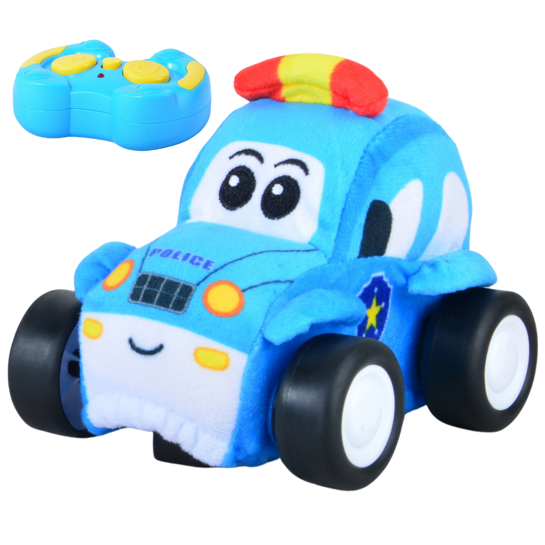 Police Plush Car for Kids 2.4G R/C
