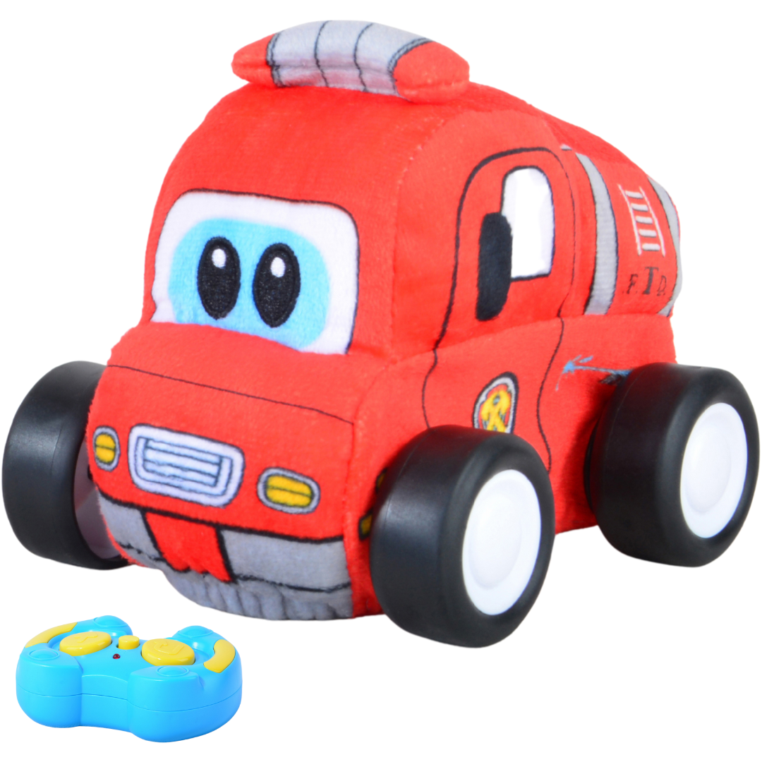 Fire Car Plush Car for Kids 2.4G R/C