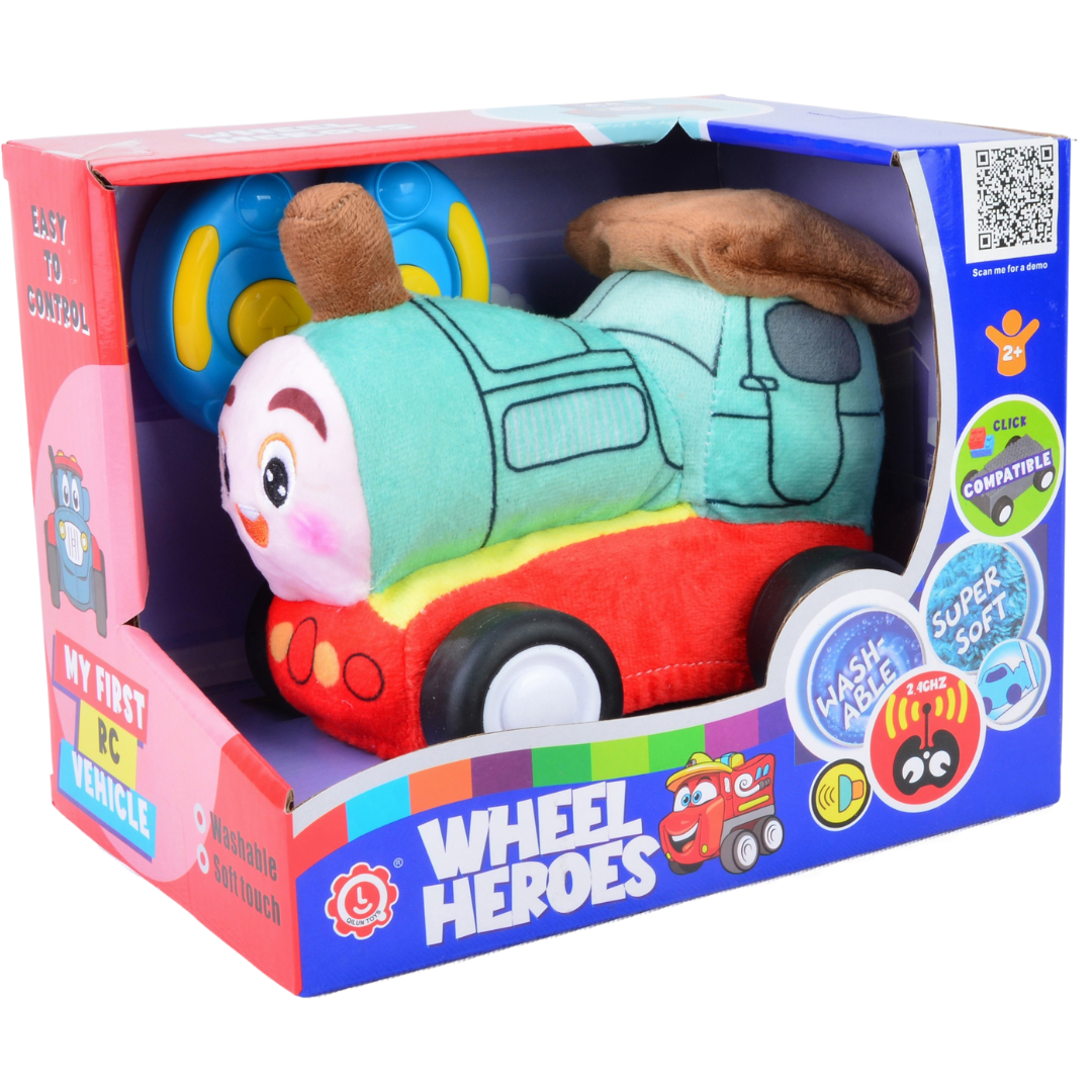 Train Plush Car for Kids 2.4G R/C