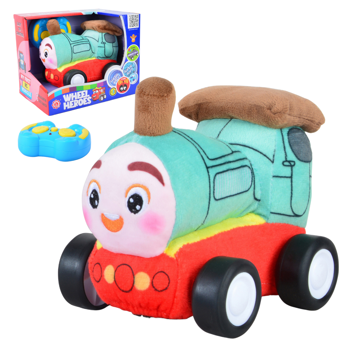 Train Plush Car for Kids 2.4G R/C