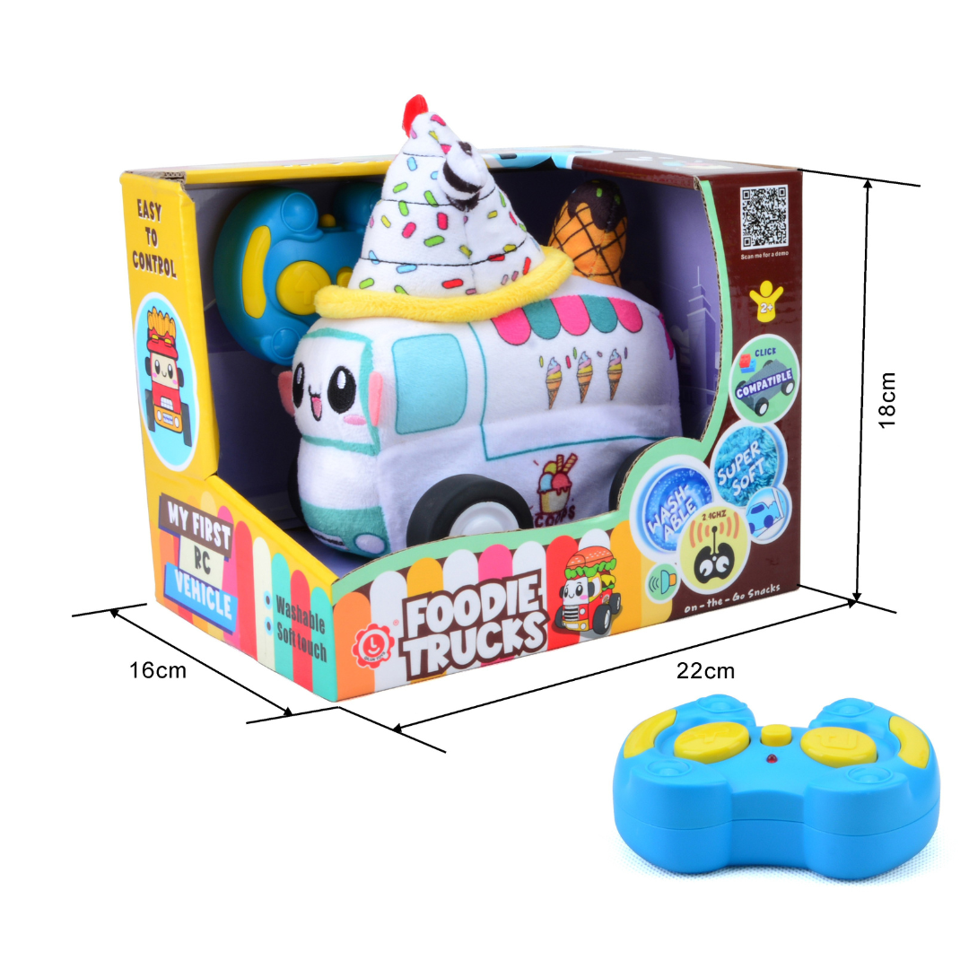 Ice Cream Plush Car for Kids 2.4G R/C
