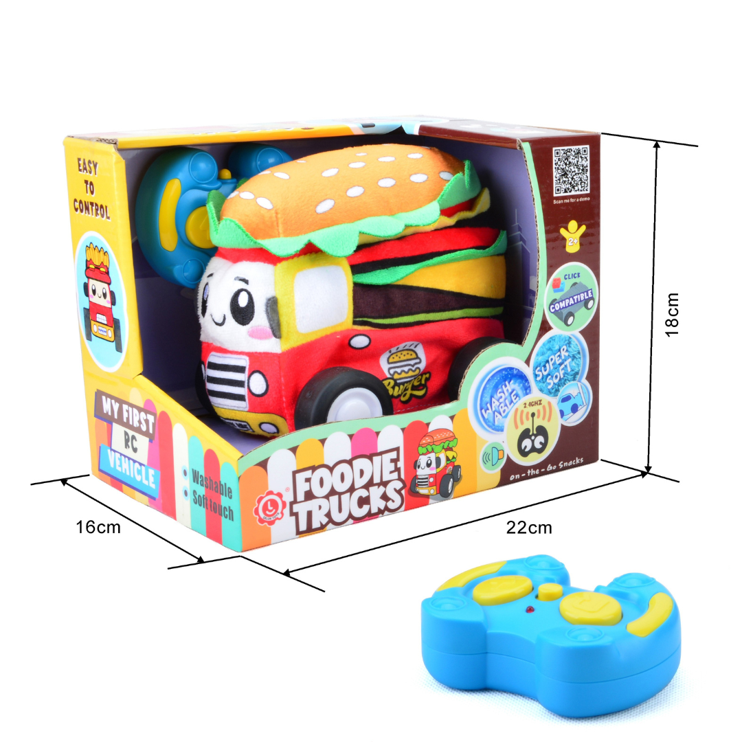 Burger Plush Car for Kids 2.4G R/C