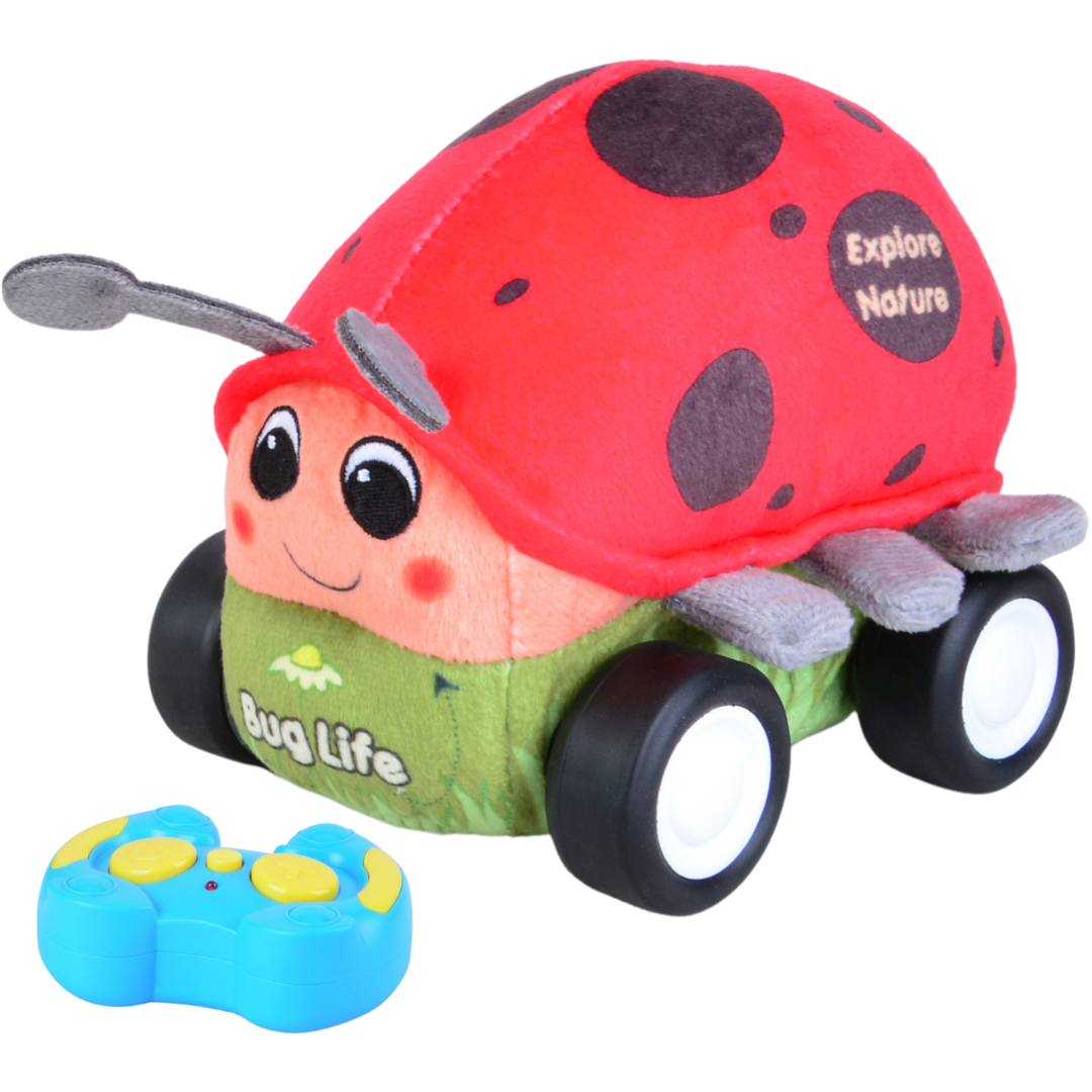 Ladybug Plush Car for Kids 2.4G R/C