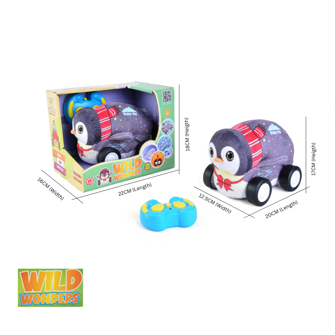 Penguin Plush Car for Kids 2.4G R/C