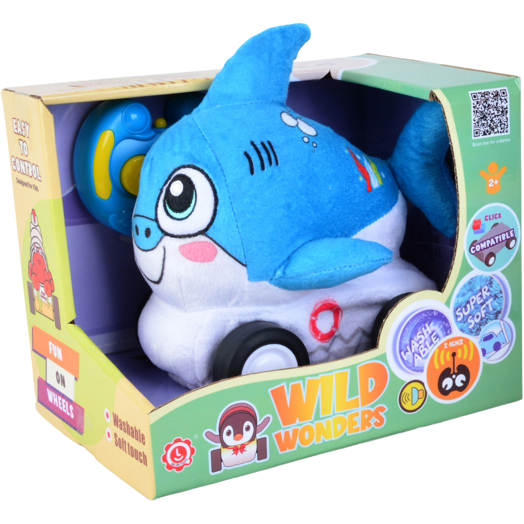 Shark Plush Car for Kids 2.4G R/C