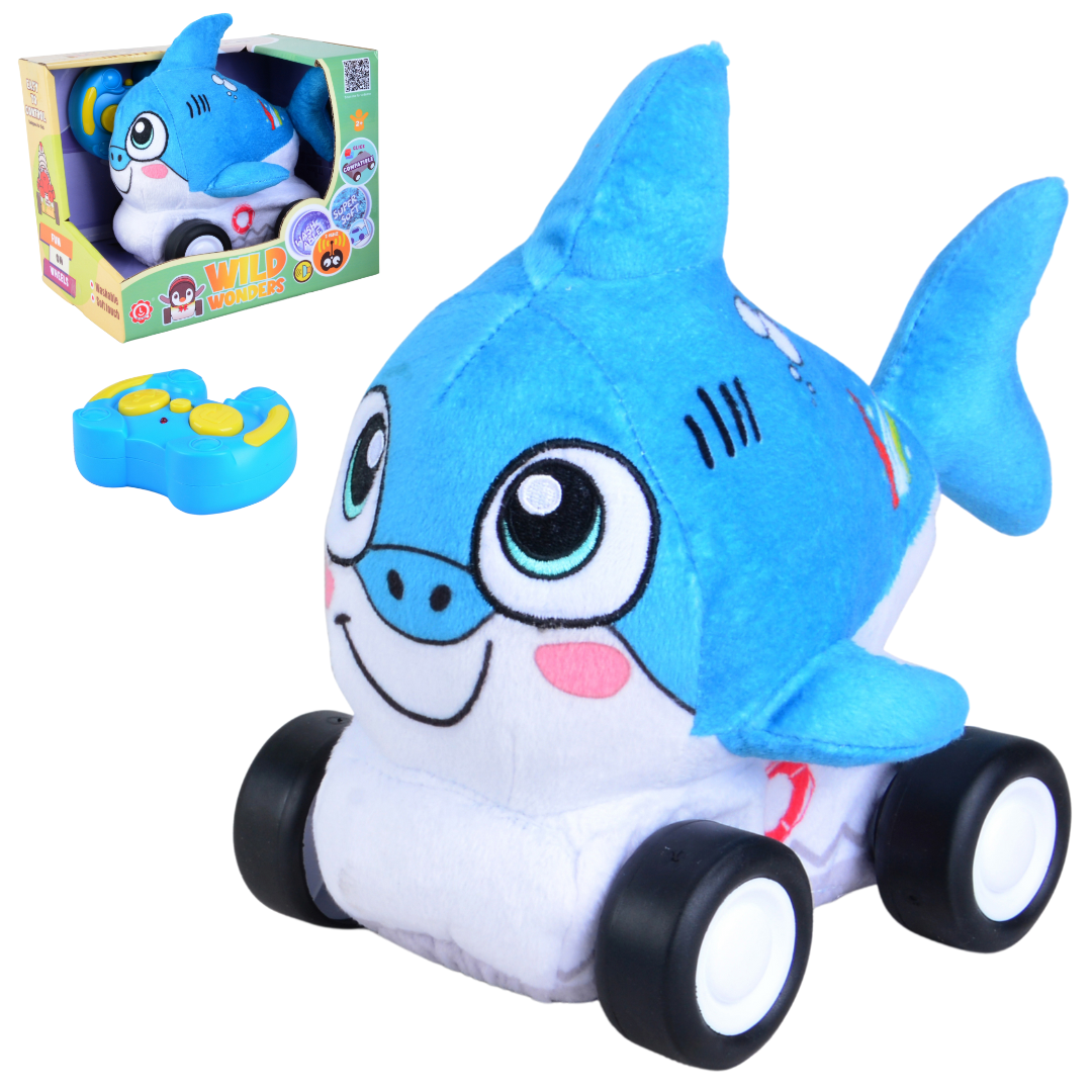 Shark Plush Car for Kids 2.4G R/C